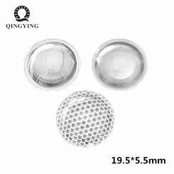 10pcs-50pcs Optical PMMA LED Lens 19.5mm 20mm Plano Convex Acrylic Condenser Lenses For Zoom LED Flashlight Bike Head Lamp