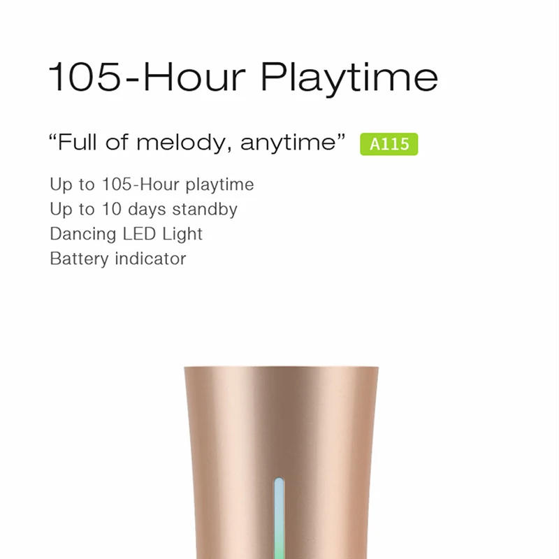 Description Picture 2 of itemEWA Portable Wireless Speaker Bluetooth 5.0 Outdoor Sport HIFI TWS Speaker 5W 6000mAh Stereo Bass Speaker MP3 Player Subwoofer