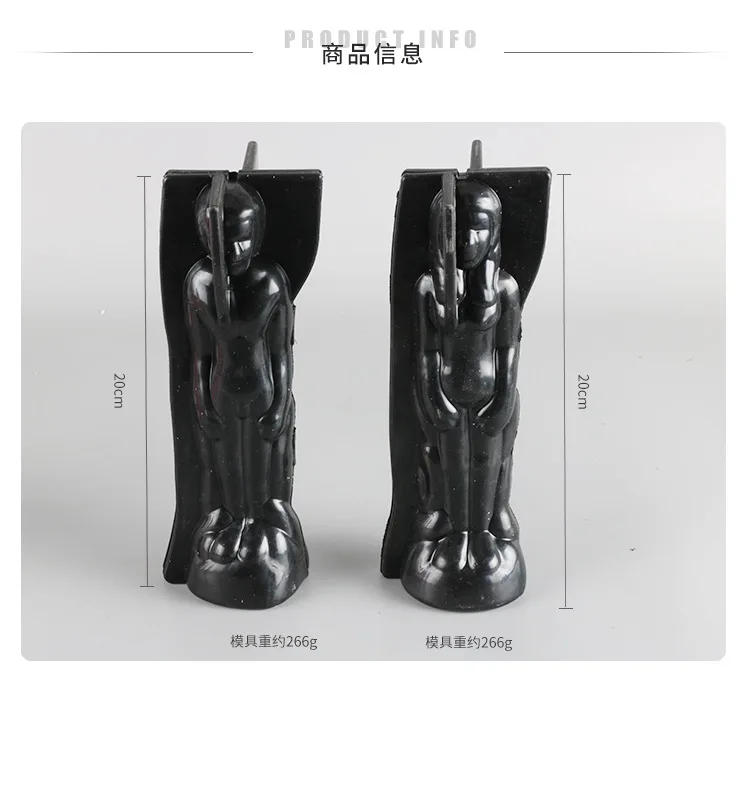 Description Picture 3 of itemDIY Candle Mold Humanoid Candle Mold Men and Women Shape Candle Making Supplies Plaster Mold Resin Mold Fondant Tools Soap Mold