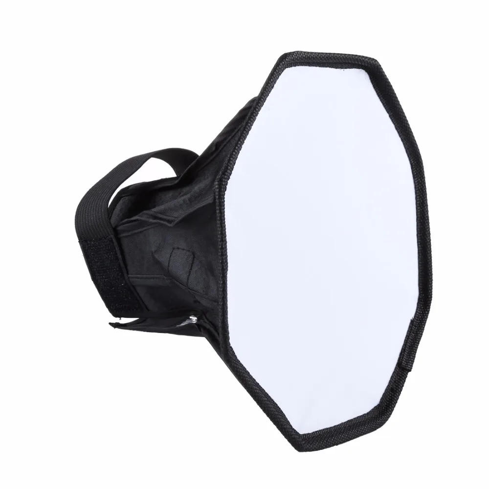 Description Picture 3 of item20cm Softbox Universal Octangle Style Foldable Flash Light Diffuser Octagon Speedlight Diffuser Softbox Soft Box for Canon Nikon