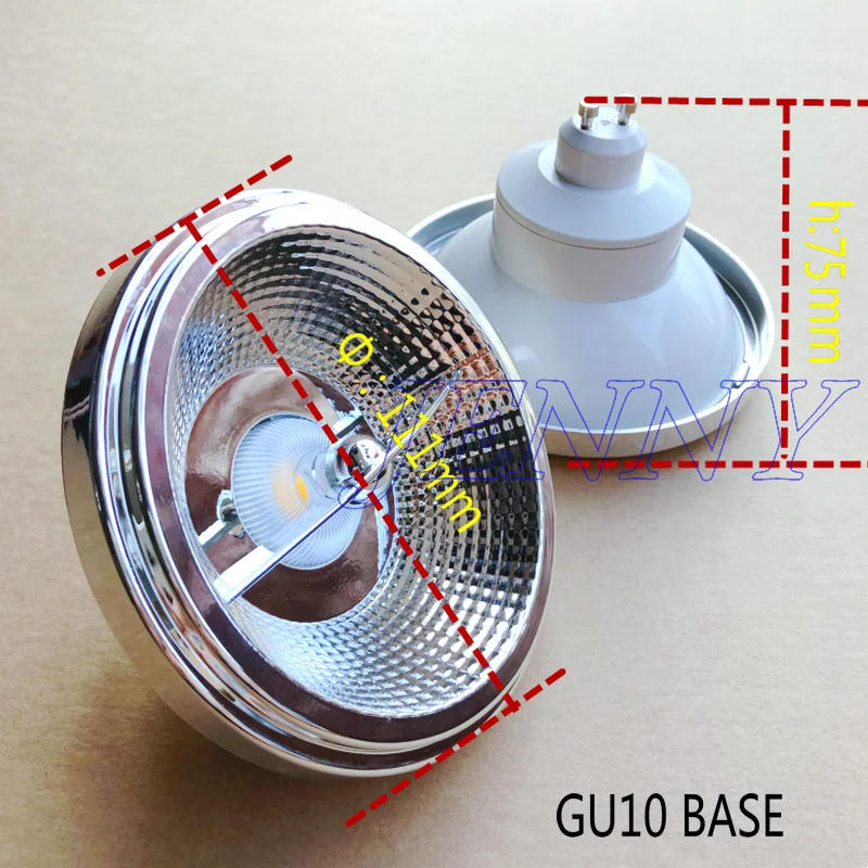 Description Picture 3 of itemDC12V G53 GU10 Downlights AR111 Lamps 3000K 4000K 6000K 15W Light ES111 LED Dimmable Spotlights AC220V