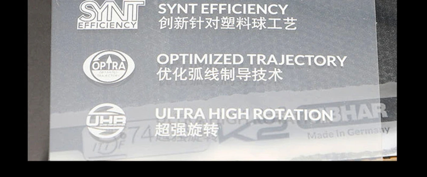 Description Picture 3 of itemTIBHAR HYBRID K2 table tennis rubber sticky speed spin made in Germany pimples-in ping pong with sponge tenis de mesa