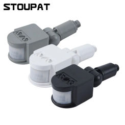 LED Light Motion Sensor Switch Adjustable 12V 24V 110V 220V Automatic Infrared PIR Movement Detector Wall Mount Outdoor Sensor