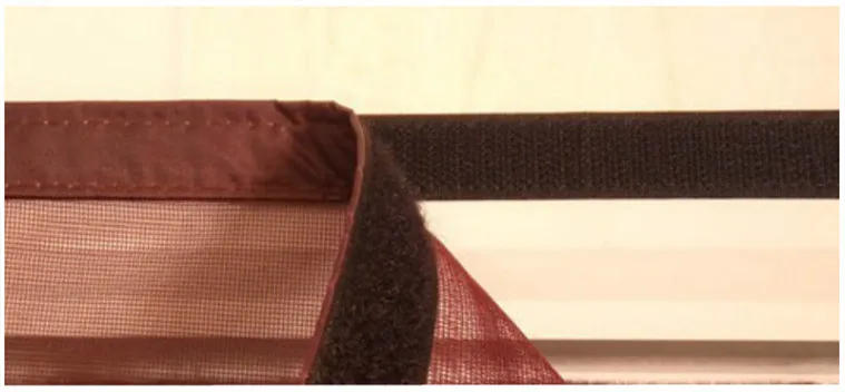 Description Picture 5 of item2021 Hot Magnetic Screen Door Curtain Anti-Mosquito Net Fly Screen Mosquito Protection Net Magnet Spring for Doors Windows