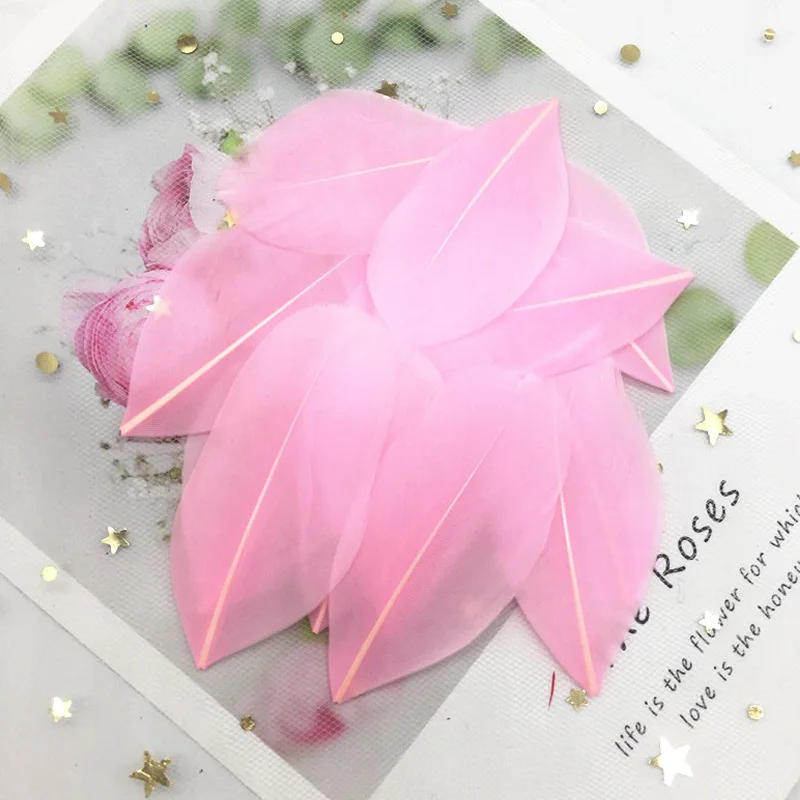 Description Picture 5 of itemNatural Goose Feather 40-80mm Multicolour Feathers Plumes DIY Jewelry Craft Making Wedding Party Decoration Accessories  50pcs