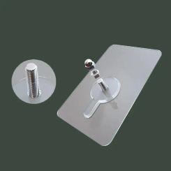 10pcs Punch-Free Non-Marking Screw Stickers Wall Picture Hook Invisible Traceless Hardwall Drywall Picture Hanging Kit