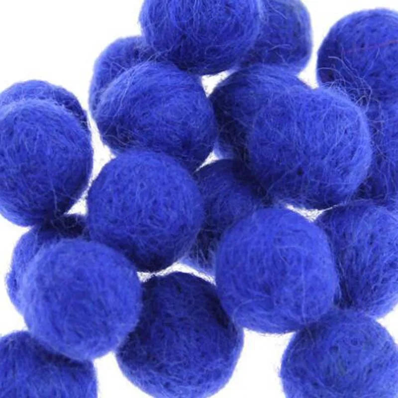 Description Picture 3 of itemRound Wool Felt Balls for Girls, Pom Poms, Party Supplies, Wedding Decoration, DIY Accessories, 30mm, 10 Pcs