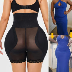 Women Butt Lifter Side Padded Panties Body Shaper Sexy Lace Hip Enhancer Corset Plus Size Shapewear Slimming Underwear Big Hip