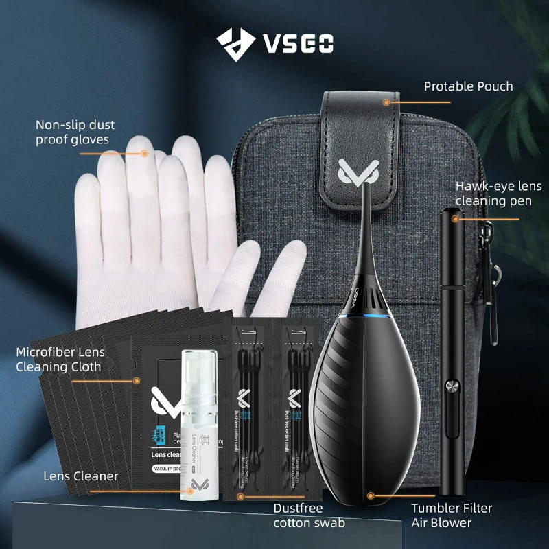 Description Picture 2 of itemVSGO ALL in 1 Camera Cleaning Kit with Portable Bag for Xiaomi Huawei Dji Mini Camera 4k Professional DSLR Clean