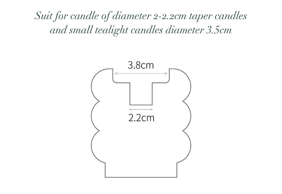 Description Picture 4 of itemCandlestick Stand Taper Holders Tealight Candles for Home Decor Wedding Decoration Party Vase Table Centerpiece