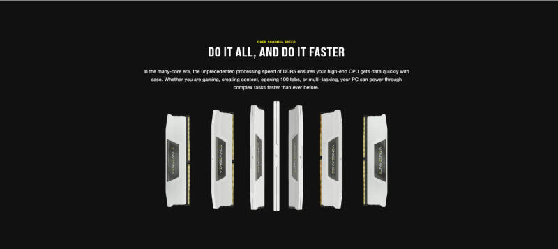 Description Picture 3 of itemCorsair Vengeance Ram DDR5 16GB 5200MHZ 6000MHz 6200MHz 16GB Module Pc Desktop Rams Desktop FOR AMD Intel CPU Motherboard Memory