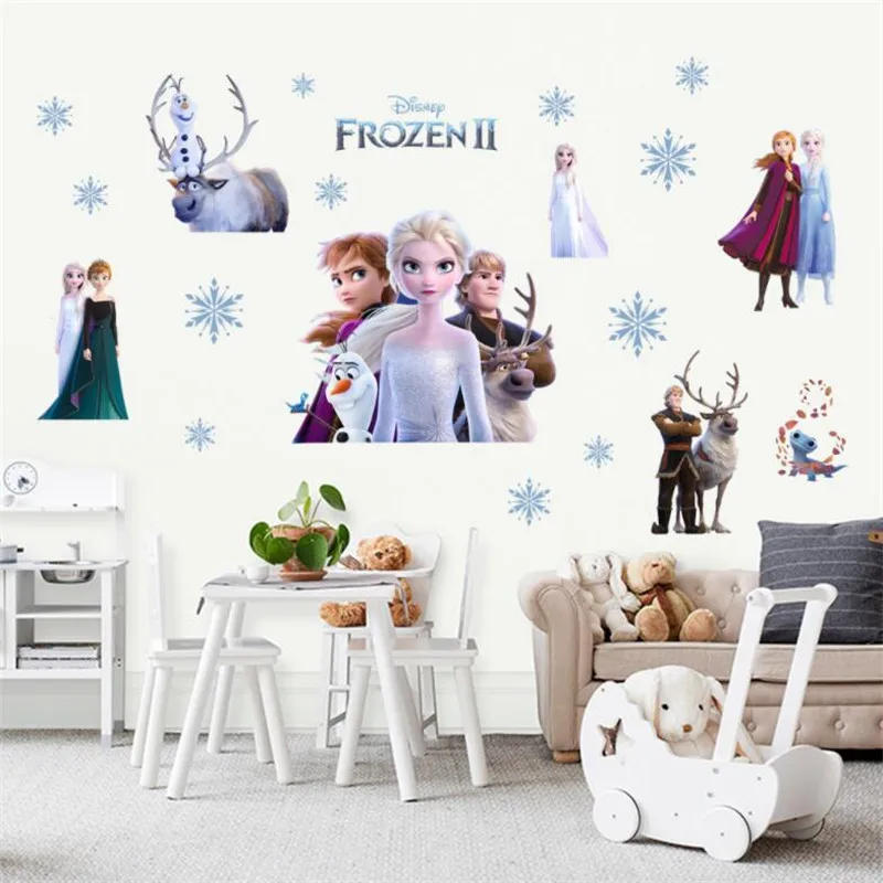 Description Picture 2 of item3D Frozen cartoon wall stickers for children’s room, living room bedroom wall decoration, movie posters, door stickers