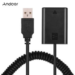 RU Andoer 5V USB NP-FW50 Dummy Battery Pack Coupler AdapterFor Sony A7 A7II A7R A7S A7SII A6000 A5000 A3000 NEX5 NEX3 Camera