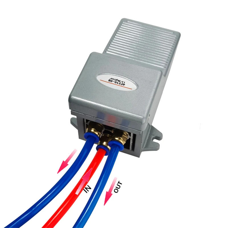 Description Picture 6 of item4F210-08L 1/4" 2 Position 5 Port  Air Self Locking Food Pneumatic Control Pedal Valve