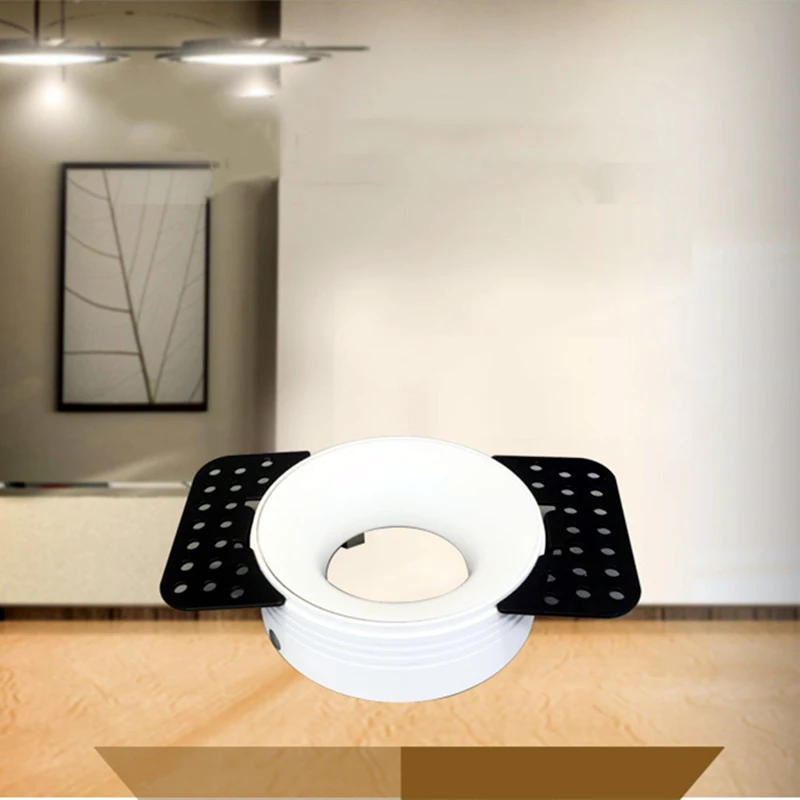 Description Picture 2 of itemRound Recessed Ceiling Mount Downlight Frame Bracket LED MR16/GU10 Lamp Socket Holder Base Rimless Spot Lighting Fitting Fixture