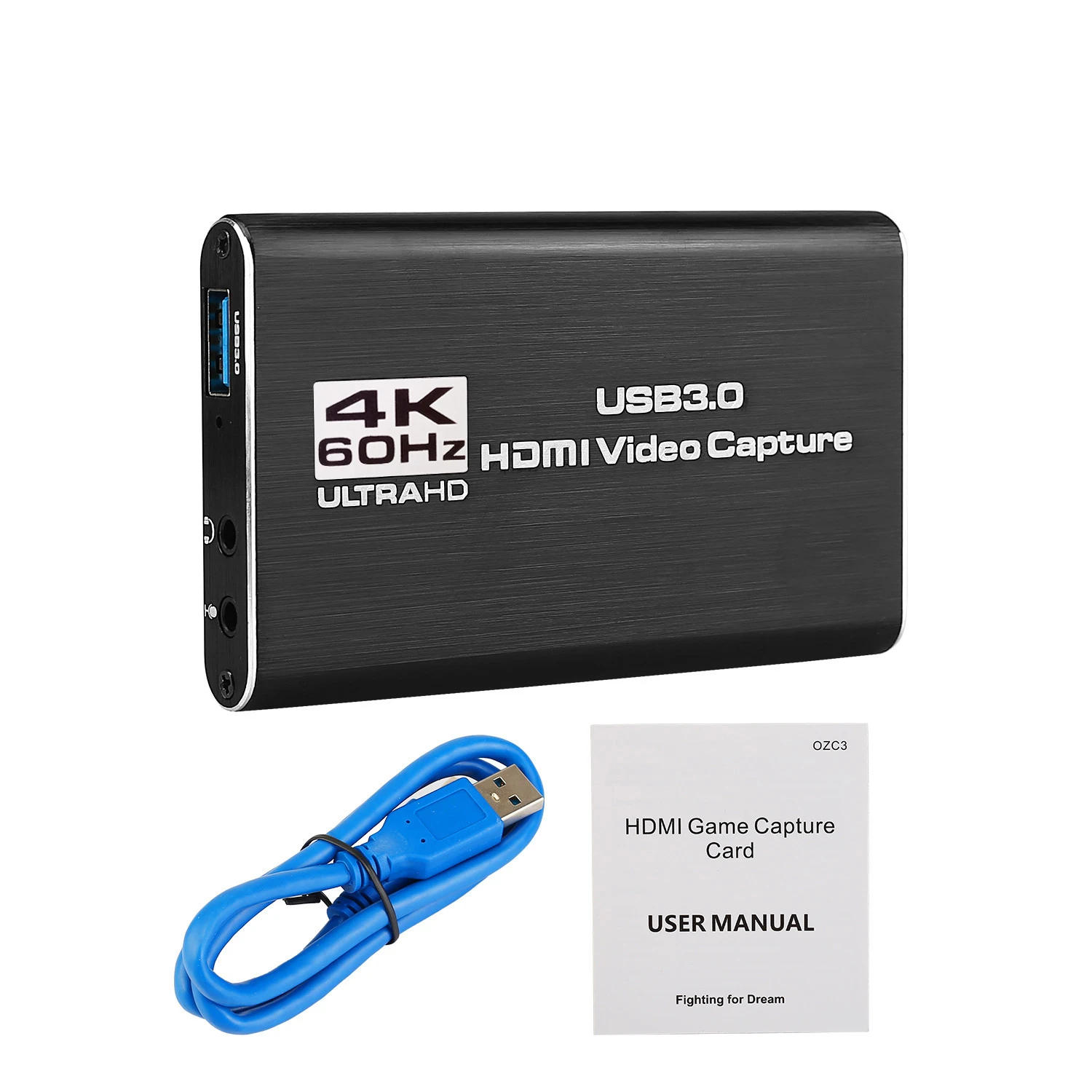 Description Picture 4 of item4K HDMI to USB 3.0 Video Capture Card Video Recorder For OBS vMix Wirecast Potplayer VLC Encoder QuickTime Player Live Streaming