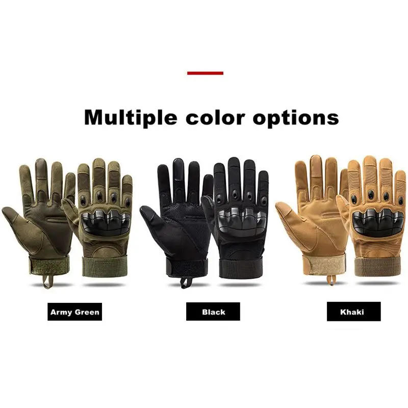 Description Picture 4 of itemCamping and Hiking rock climbing Tactical Gloves Touch Design Fitness Protection Sports Hunting Full Finger Motorcycle Gloves