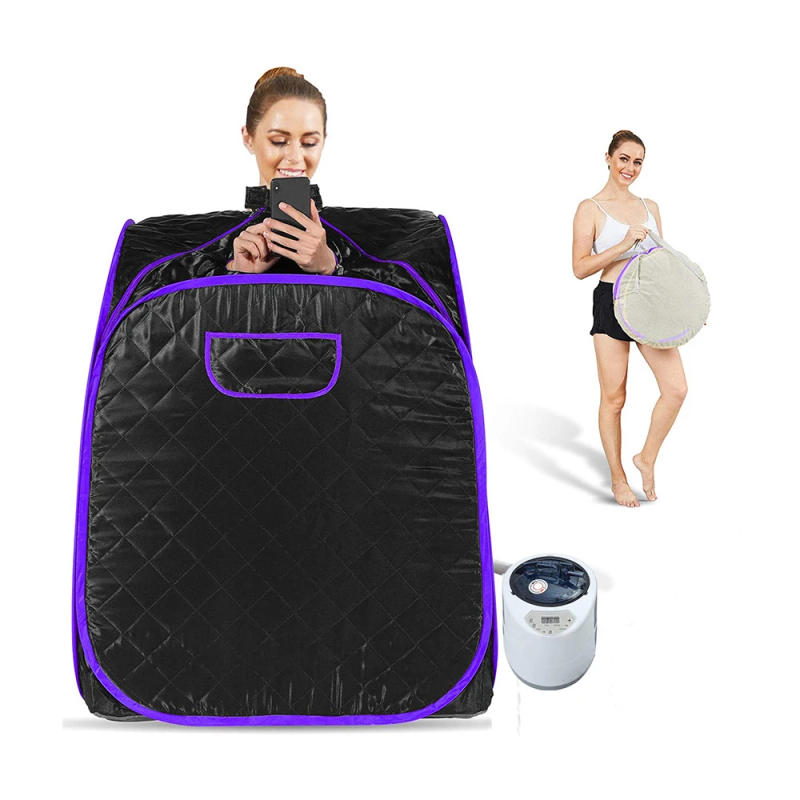 Description Picture 2 of itemHome Spa Lagrge Capacity Half Body Portable Steam Sauna Tent with 4L Steamer and Remote Control