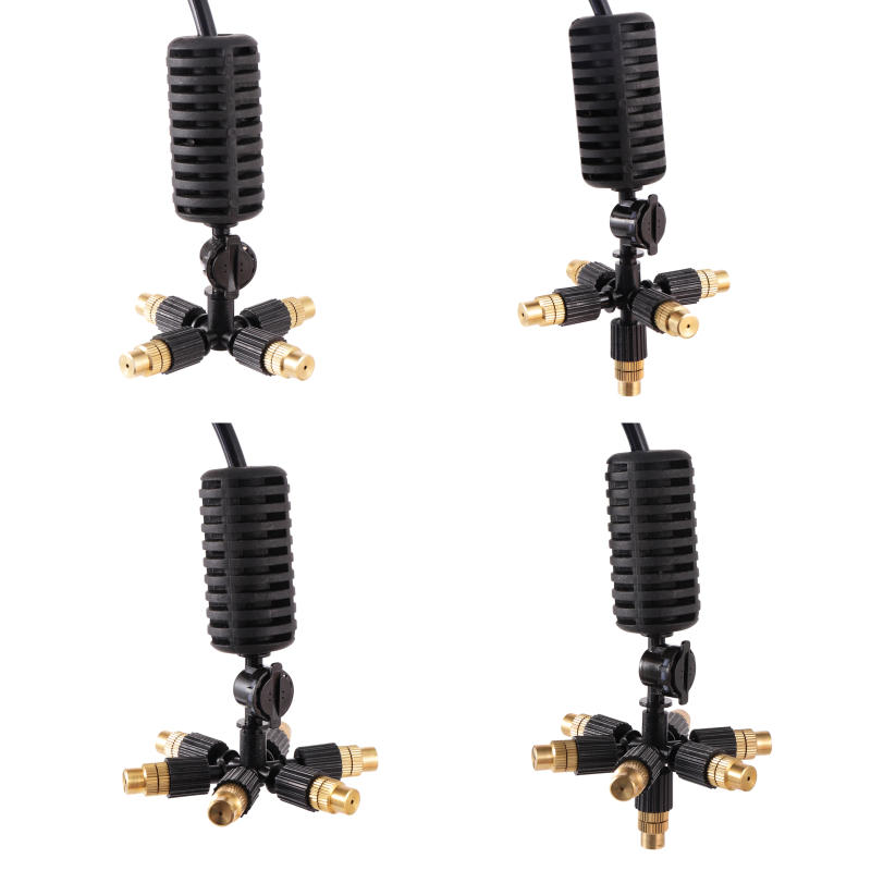 Description Picture 6 of itemGarden Greenhouse Atomization Irrigation System 4/5/6/7 Way Adjustable Brass Sprayer Kit Park Botanical garden Landscaping Tool
