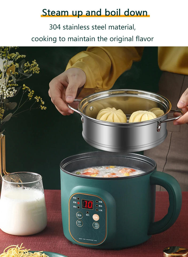 Description Picture 4 of itemDMWD Electric Cooking Machine 1.7L Rice Cooker Mini Soup Pot Food Steamer Multi-function Wok Hot Pot Porridge Maker 110V 220V