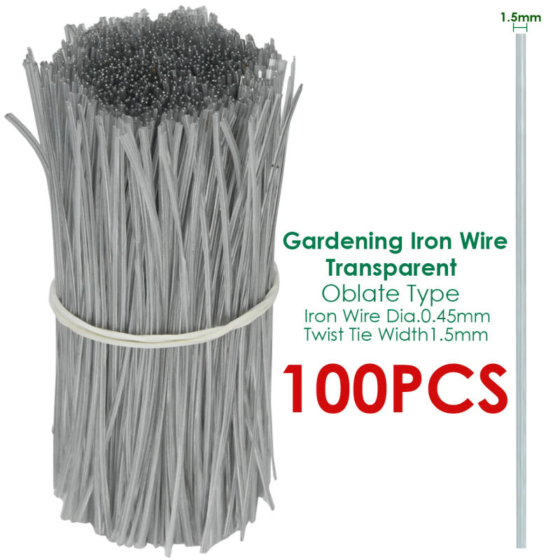 Description Picture 5 of item100PCS Green Gardening Vine Climbing Plants Cable Tie Lines Plant Brackets Parts Bonsai Flower Cucumber Grape Rattan Supports