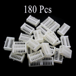 180PCS Wholesale Bee Farm Rearing Cage Imprison Introduction Virgin Queen Plastic Box Pulling Type Beekeeping Tool Supplies