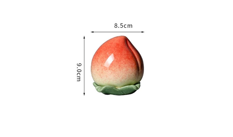 Description Picture 2 of itemPeach Style Ceramic Tea Caddies, Tea Organizer, Tea Tins, Coffee Storage Box, Tea Container