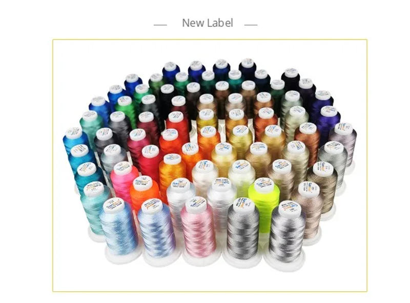 Description Picture 6 of itemSanbest Polyester Embroidery Thread High Strength 120D/2 1000m For Brother Singer Janome Babylock Embroidery Machine