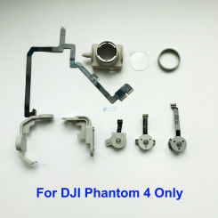 Gimbal Camera Len Frame Lens with Glass Yaw/Roll Arm Yaw/Roll/Pitch Motor Gimbal Flat Cable Repair Part for DJI Phantom 4 Drone