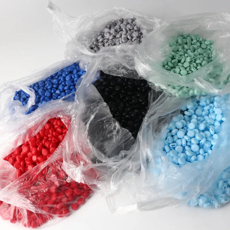 Description Picture 2 of item50/1000pcs Silicone Adjusting Buckle Flat Soft Rubber Mask Elastic Band Earmuffs Hanging Ear Rope Mask Non-slip Accessories