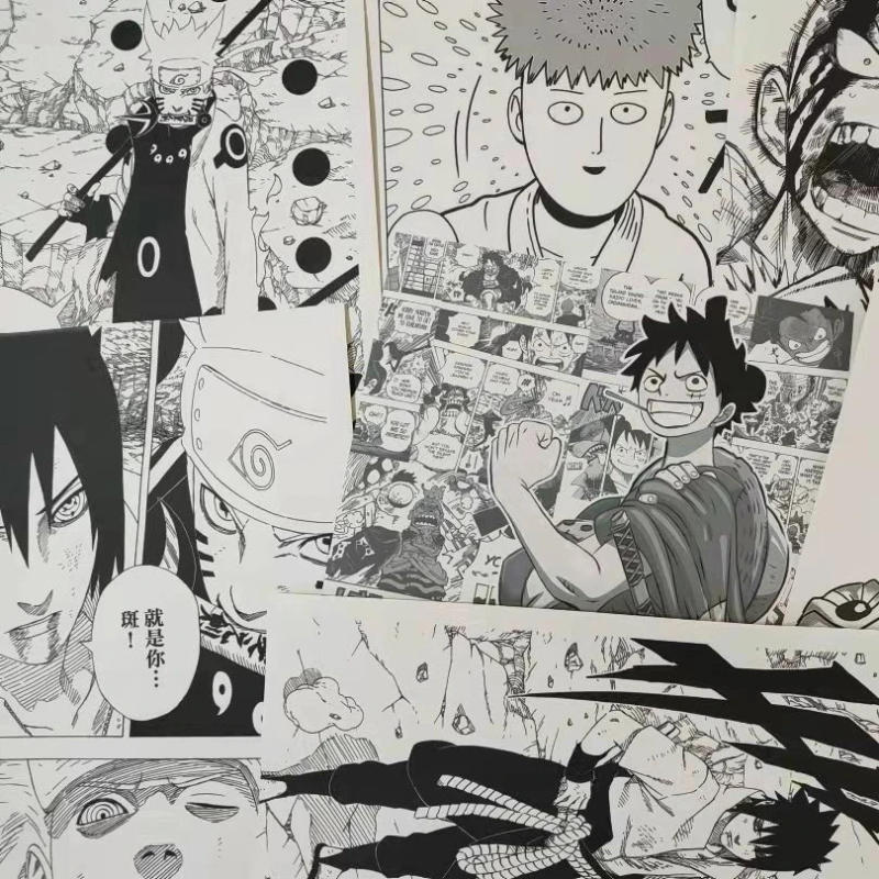 Description Picture 3 of itemPopular anime 21x30cm 20/30/40pcs manga wall stickers anime wallpaper poster anime stickers Teen room decoration