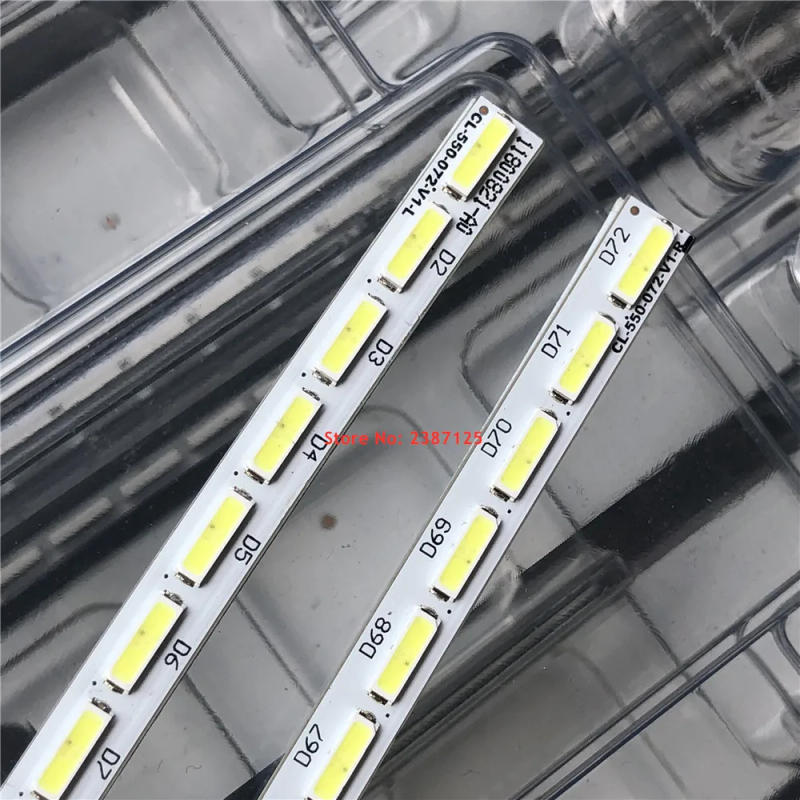 Description Picture 4 of item605MM LED Backlight Strip 72 Lamp For 55"TV CL-550-072-V1-L CL-550-072-V1-R 11800822 LK10024666-AO 55PUS7101 55PUS7181 TPT550U2