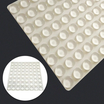 20Pcs Self Adhesive Transparent Silicon RoundSticky Table Foot Pads Floor Protectors Non-Slip Furniture Pads Home Decoration