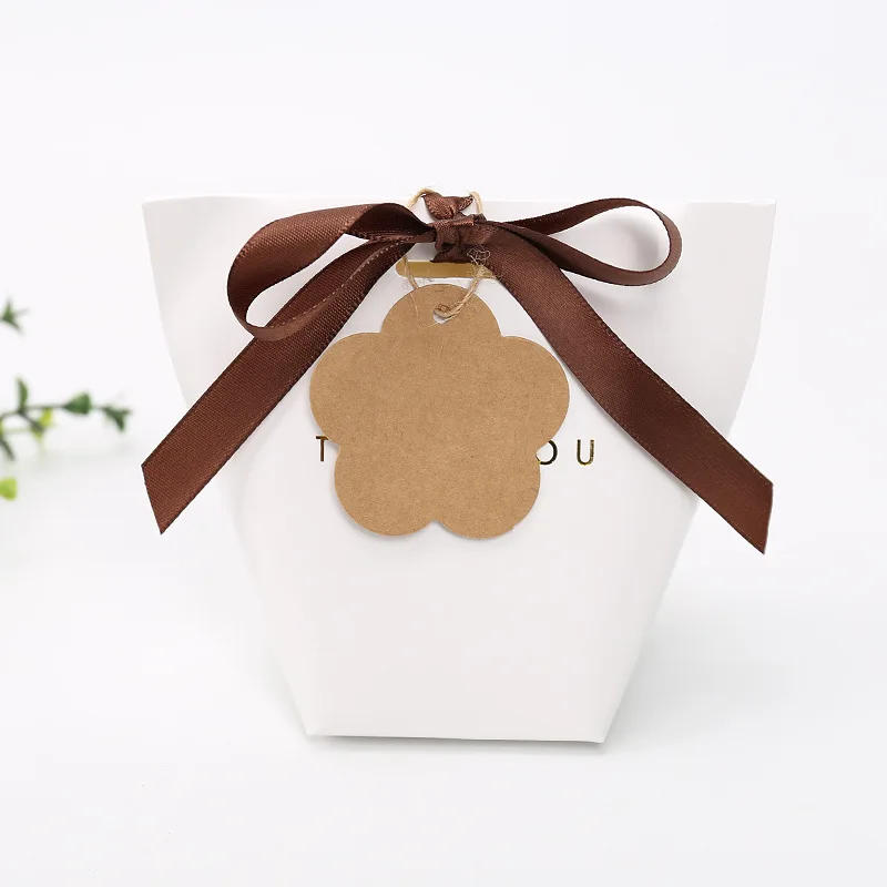 Description Picture 5 of itemFlower Shape Blank White Kraft Paper Tags Garment Hang Tag Jewelry Accessories Label Cards DIY Craft Packaging Supplies 50pcs