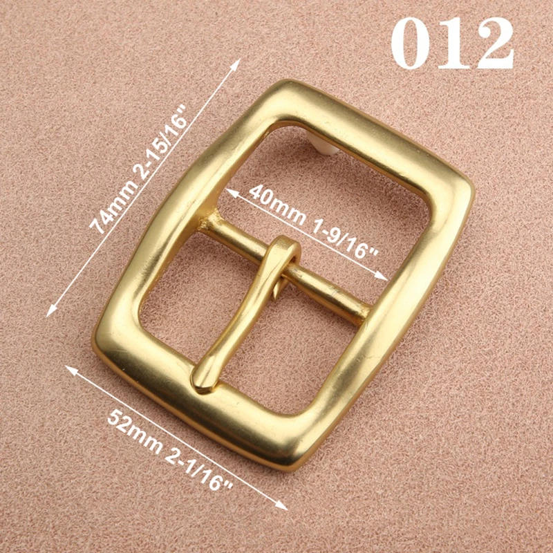 Description Picture 3 of item1pcs Solid  Brass 40mm Belt Buckle End Heel Bar Buckle Single Pin Heavy-duty for Leather Craft Strap Webbing Dog Collar Quality