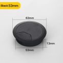 1/2/5/10pcs 35mm 50mm 53mm 60mm 80mm PC Computer Desk Plastic Grommet Table Cable Tidy Wire Hole Cover Cap Plug