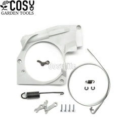 Chain Brake Cover Tension Spring Band Level Clips Screws Assy fit for Stihl 066 MS650 MS660 Chainsaw Replacement 1122 021 1105
