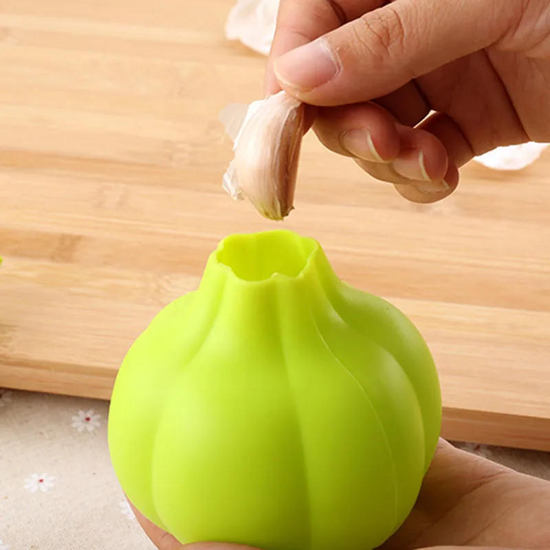 Description Picture 6 of itemCreative rubber garlic peeler garlic garlic press super soft peeled garlic peeling tool household kitchen accessories
