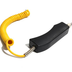 WRNK-187/104MLarge Handle K Type Handheld Armored Thermocouple High Temperature Furnace Probe Measuring Rod Sensor