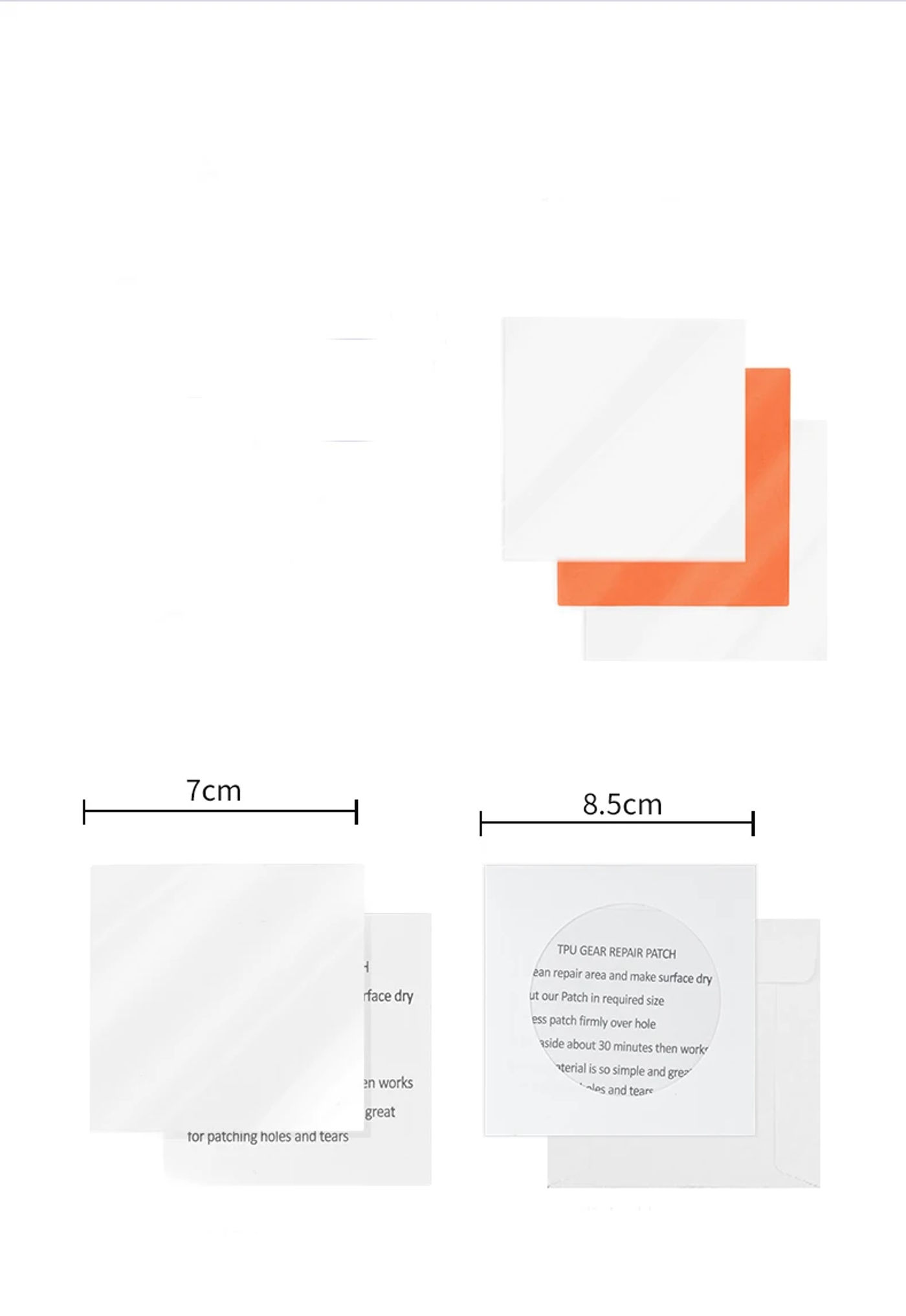 Description Picture 6 of itemNaturehike TPU Gear Repair Patch 3pcs/lot  Waterproof Patch Tent Sleeping Bag Mats Use Camping Accessories