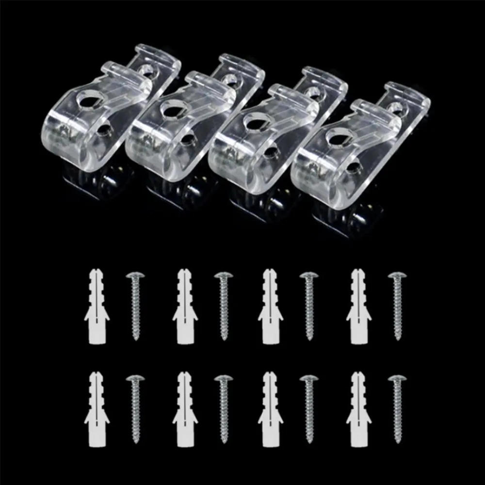 Description Picture 4 of item4Pcs Roller Shade Safety Chain and Cord Guide Fixation Hooks for Zebra Vertical Roman Roller Blind Bead Chain Holder