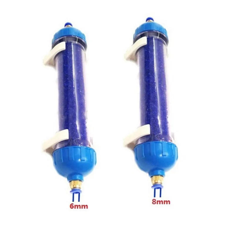 Description Picture 5 of item6/8MM Push Quick Connecting Tube Fitting Air Dryer Filter Desiccant Dehumidifier Moisture Absorber Silica Gel Air Dryer