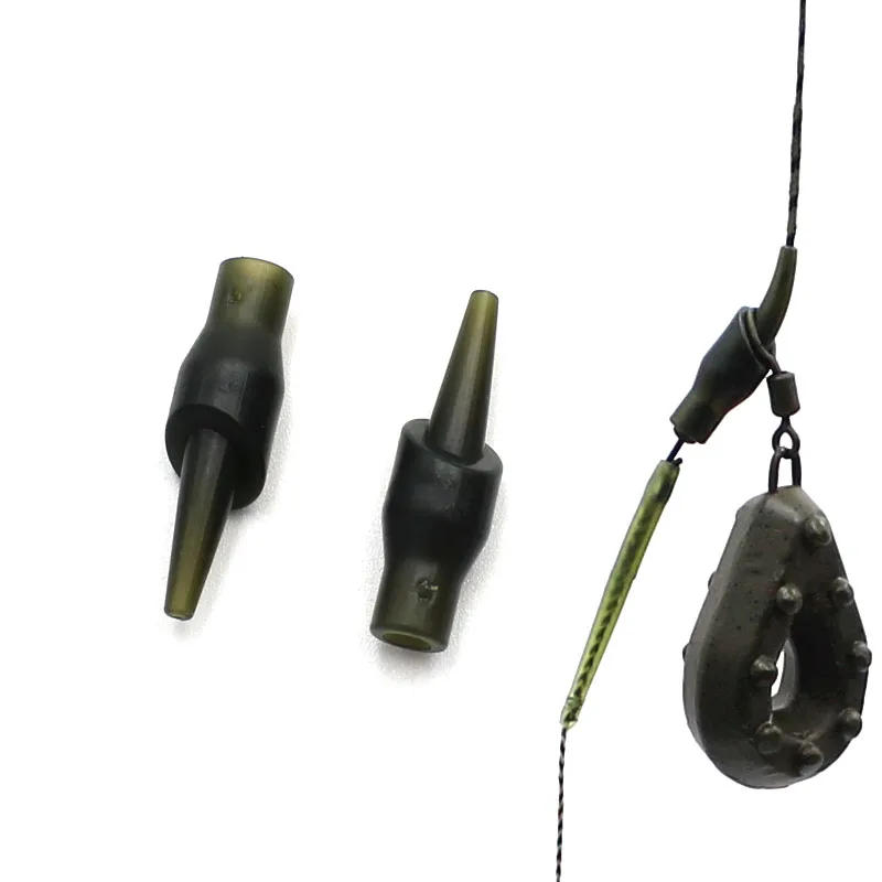 Description Picture 4 of item15PCS Run Rig Rubber for Carp Fishing Running Rig Leadcore Leaders Big Eye Swivel Anti Tangle Sleeve Carp Rig Material Tackle