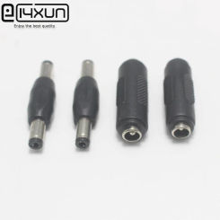 1pcs DC Conversion Head Jack double male to male 5.5*2.1mm 5.5x2.5MM Female to Female Panel Mounting Adapter Connector Plug