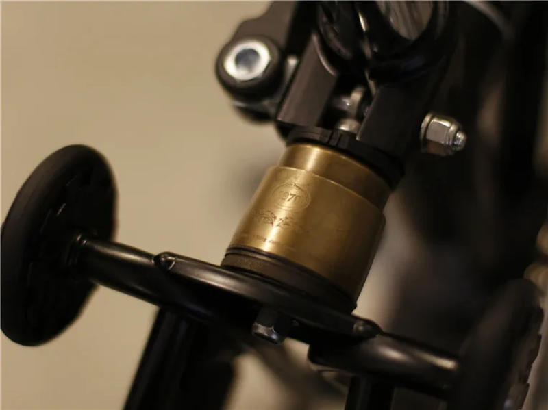 Description Picture 5 of itemcopper 1970 rear shock absorb for Brompton bike suspension accessories