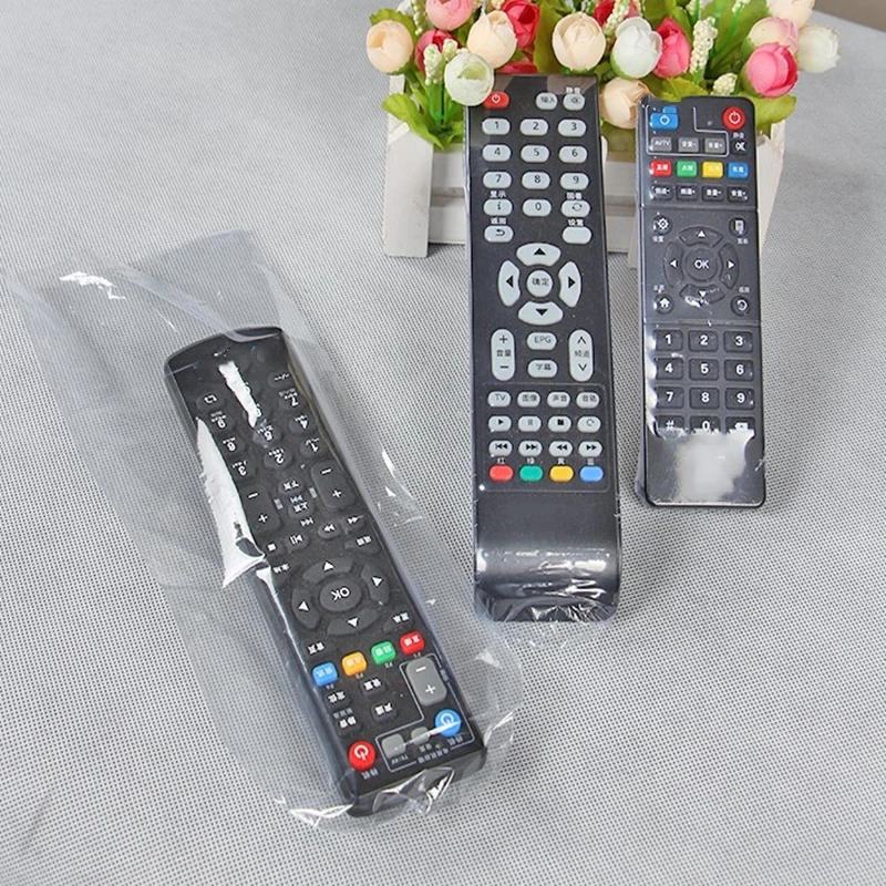 Description Picture 2 of item10pcs PVC Clear Heat Shrink Protective Film for Video TV Air Condition Remote Control Dustproof Cover Waterproof Protective Case