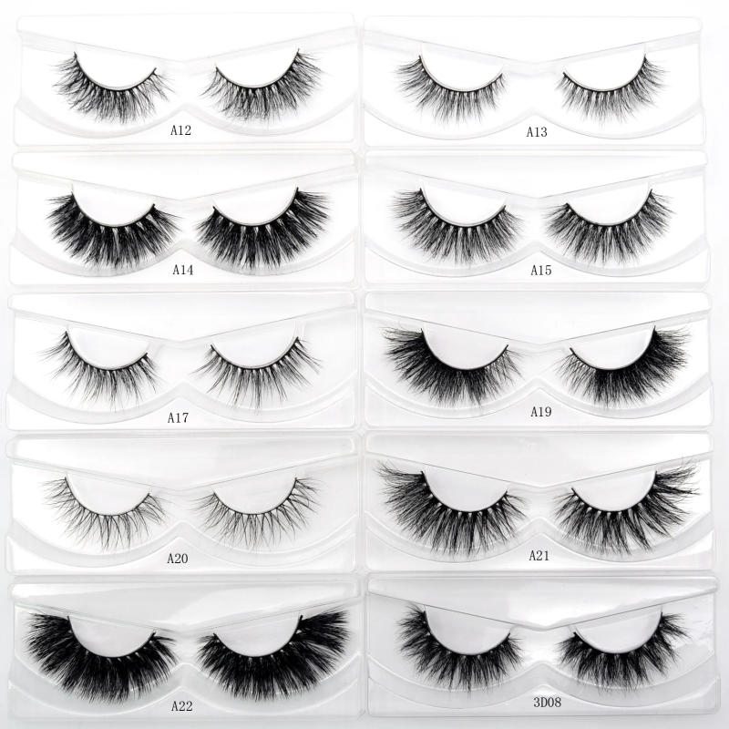 Description Picture 4 of itemWholesale Mink Eyelashes 10/30/50/100pcs 3D Mink Lashes Natural false Eyelashes messy fake Eyelashes Makeup False Lashes In Bulk