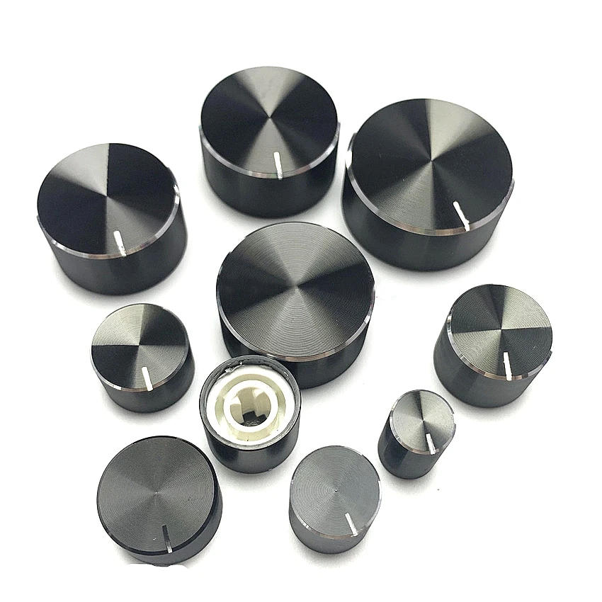 Description Picture 5 of item1pcs Keyboard knob Aluminum Alloy Potentiometer Knob Cap Volume Control Knob Hat Rotation Switch for 6mm Roll Shaft/D-axis