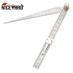 NICEYARD Stainless Steel Wedge Taper Ruler Bore Measurement Feeler Gauges Accessories for Drill Hole 1-150mm