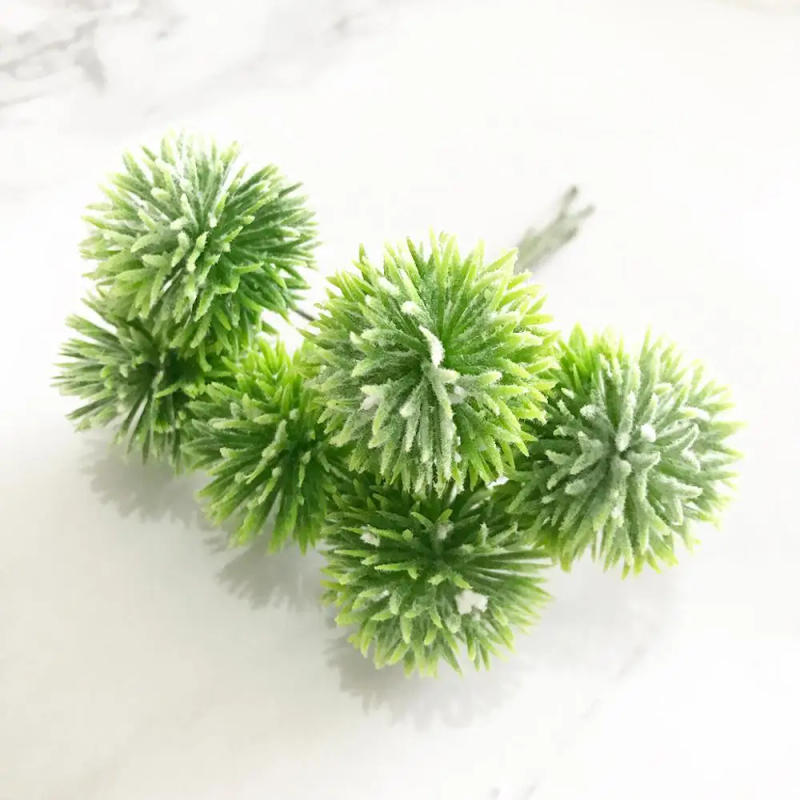 Description Picture 3 of item6pcs/bundles Fake plastic flowers Lavender artificial plants diy gift home wedding decoration accessories christmas pineal fruit